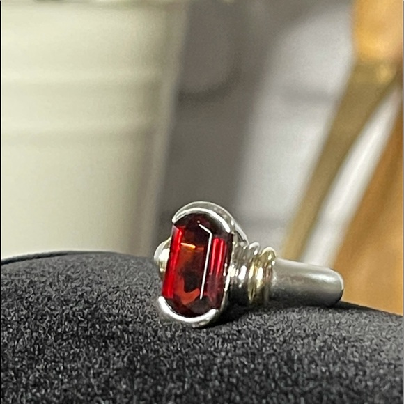 Garnet Vermeil Ring - Picture 3 of 10